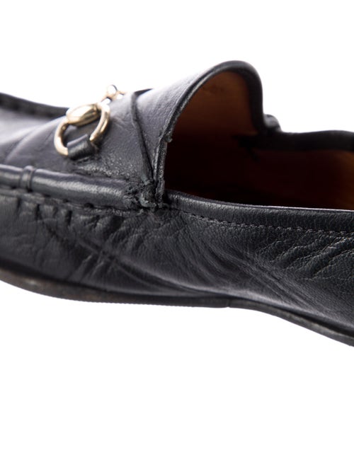 Gucci Horsebit Accent Leather Loafers