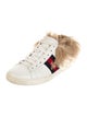 Gucci Sylvie Web Accent Leather Sneakers