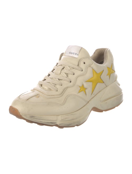 Gucci Interlocking G Logo Leather Athletic Sneakers