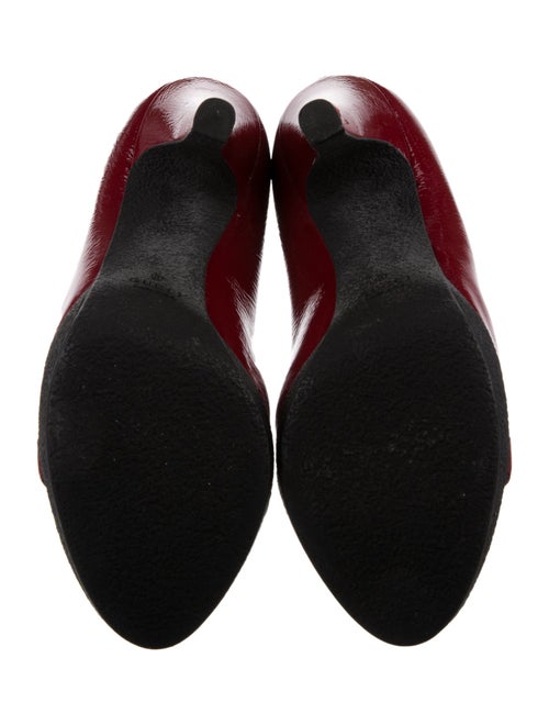 Gucci Horsebit Accent Patent Leather Sandals