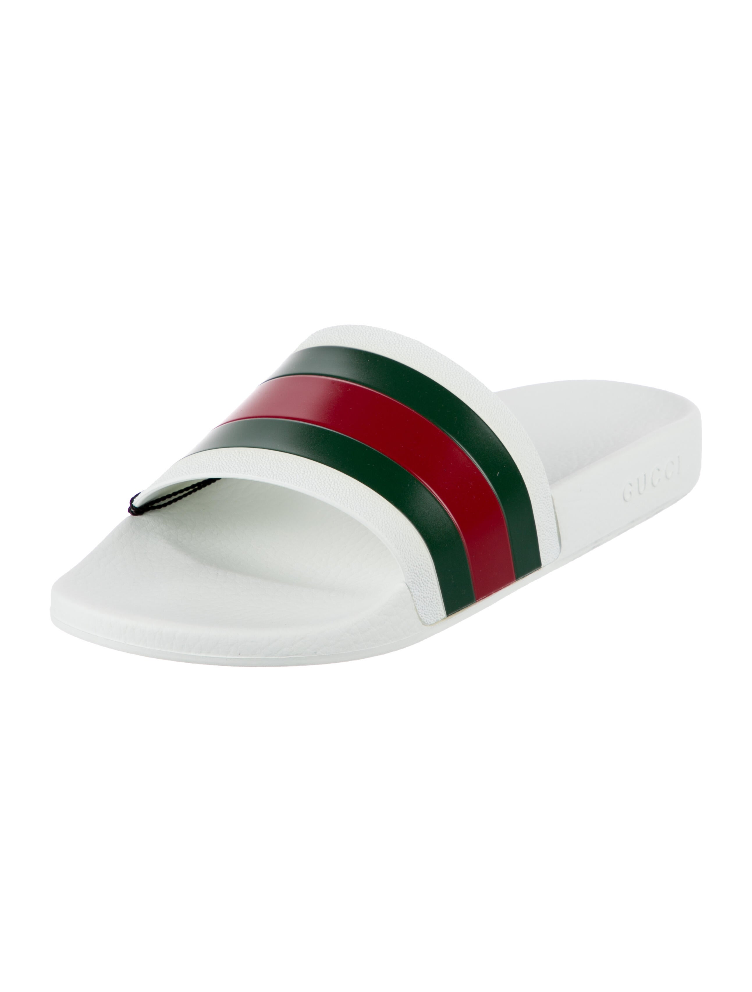 Gucci Web Accent Rubber Slides