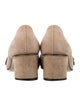 Gucci Double G Logo Suede Pumps