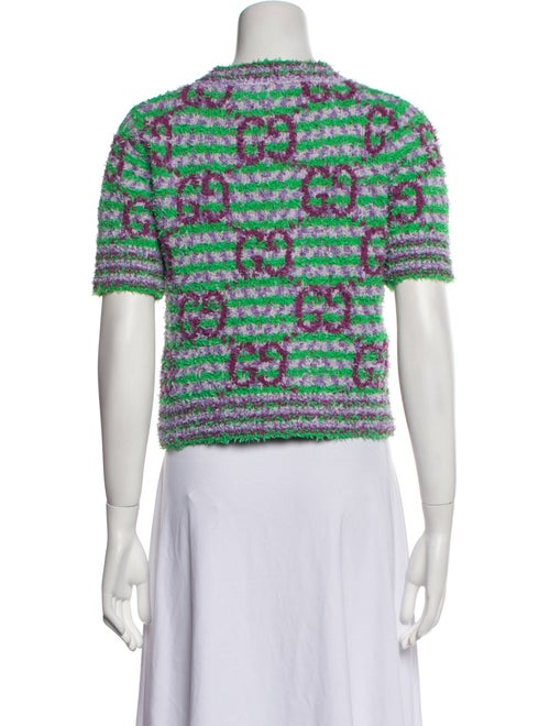 Gucci Printed Mock Neck Sweater