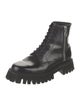 Gucci Leather Combat Boots