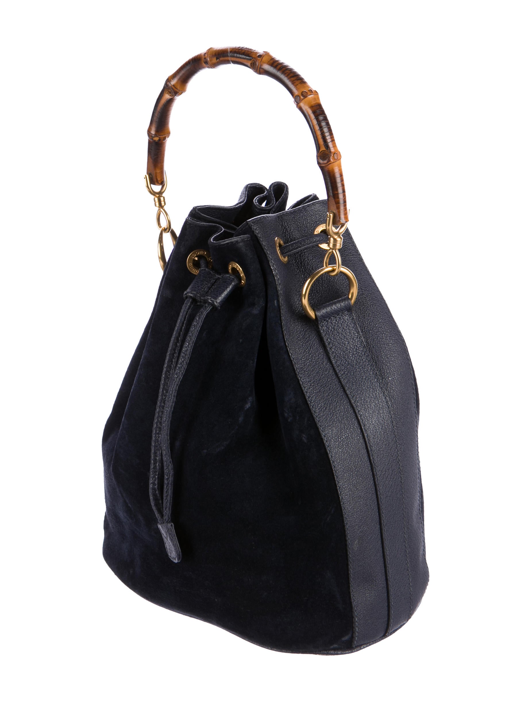 Gucci Vintage Drawstring Bucket Bag Handbags GUC169401 The RealReal