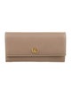 Gucci Double G Logo Leather Continental Wallet