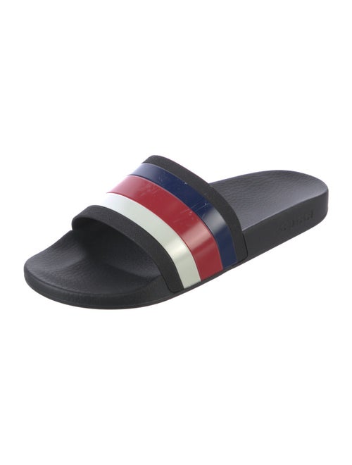 Gucci Sylvie Web Accent Rubber Slides