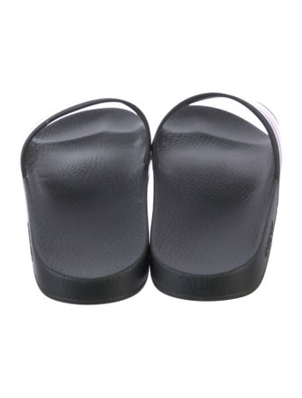 Gucci Sylvie Web Accent Rubber Slides