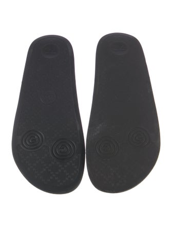Gucci Sylvie Web Accent Rubber Slides