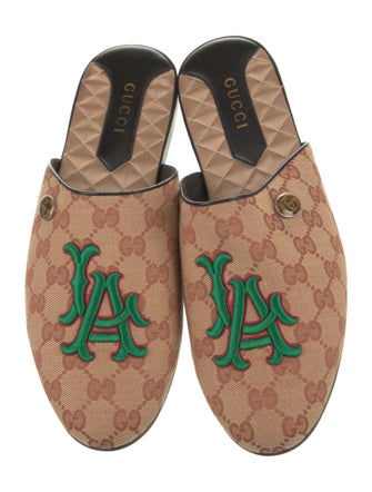Gucci GG Canvas Canvas Mules