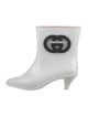 Gucci Rubber Graphic Print Rain Boots