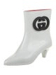Gucci Rubber Graphic Print Rain Boots