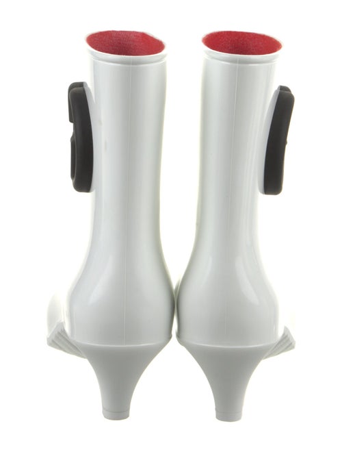 Gucci Rubber Graphic Print Rain Boots