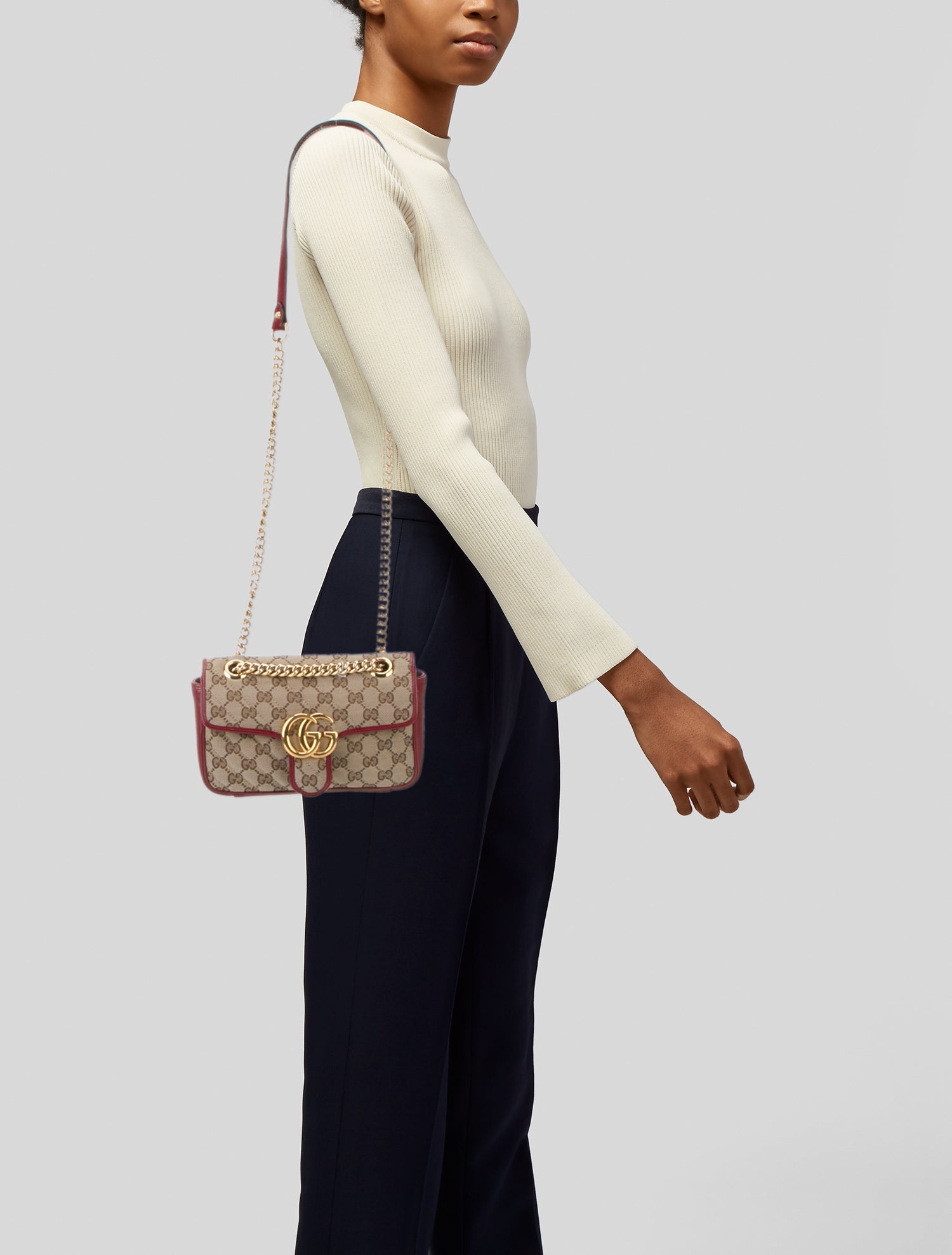 Gucci GG Canvas Shoulder Bag