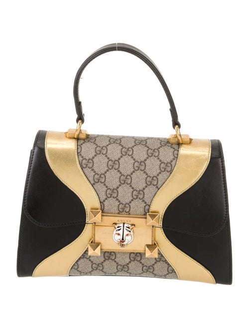 Gucci Tiger Head Top Handle Bag