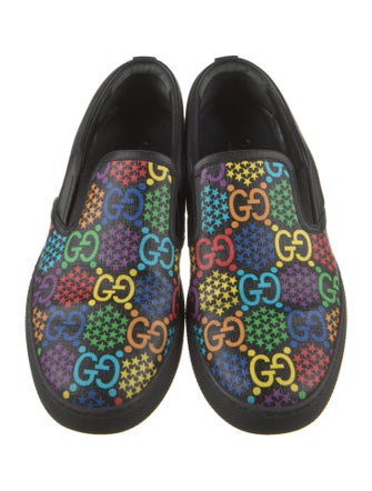 Gucci Leather Printed Sneakers