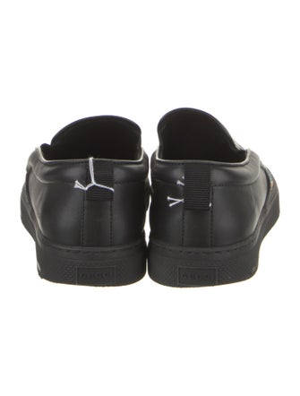 Gucci Leather Printed Sneakers