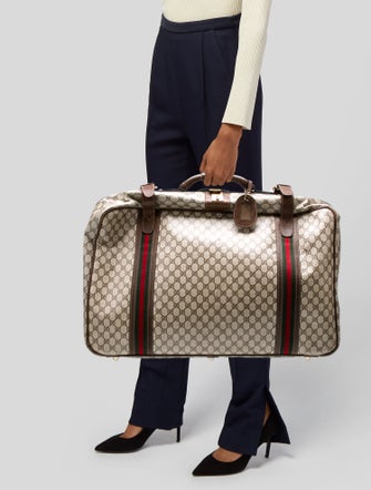 Gucci GG Supreme Weekender Bag Vintage