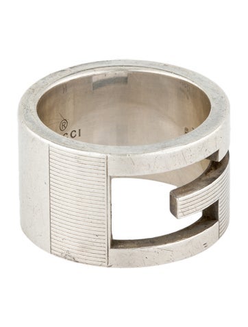 Gucci Band G Wide Cut Out 5.25 | 11