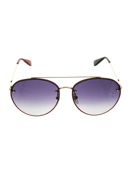 Gucci GG Logo Aviator Sunglasses
