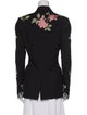 Gucci Wool Floral Print Blazer