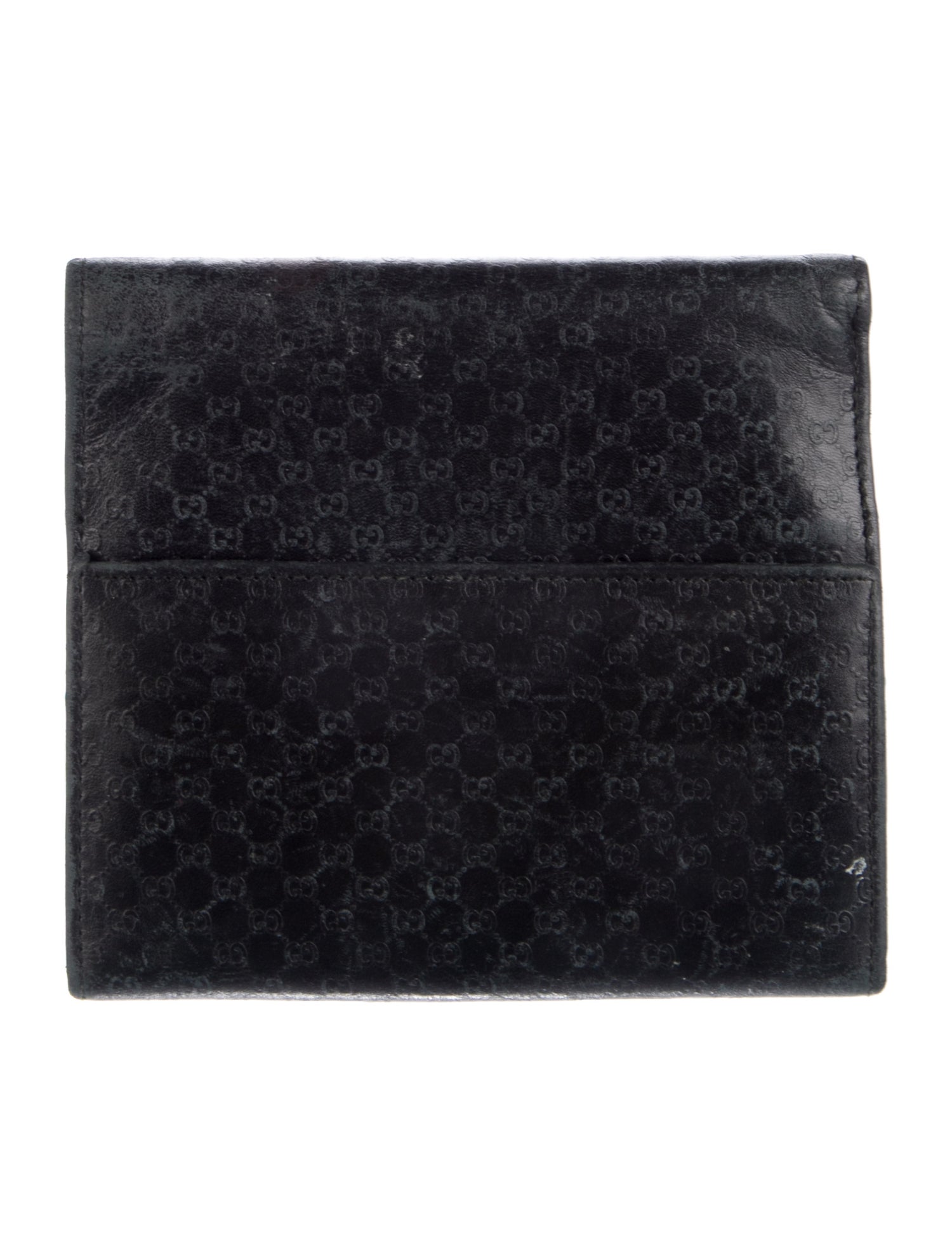 Gucci Microguccissima Pattern Leather Compact Wallet