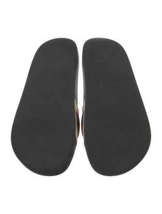Gucci Sylvie Web Accent Rubber Slides