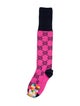 Gucci Pink Pattern Cotton Socks M