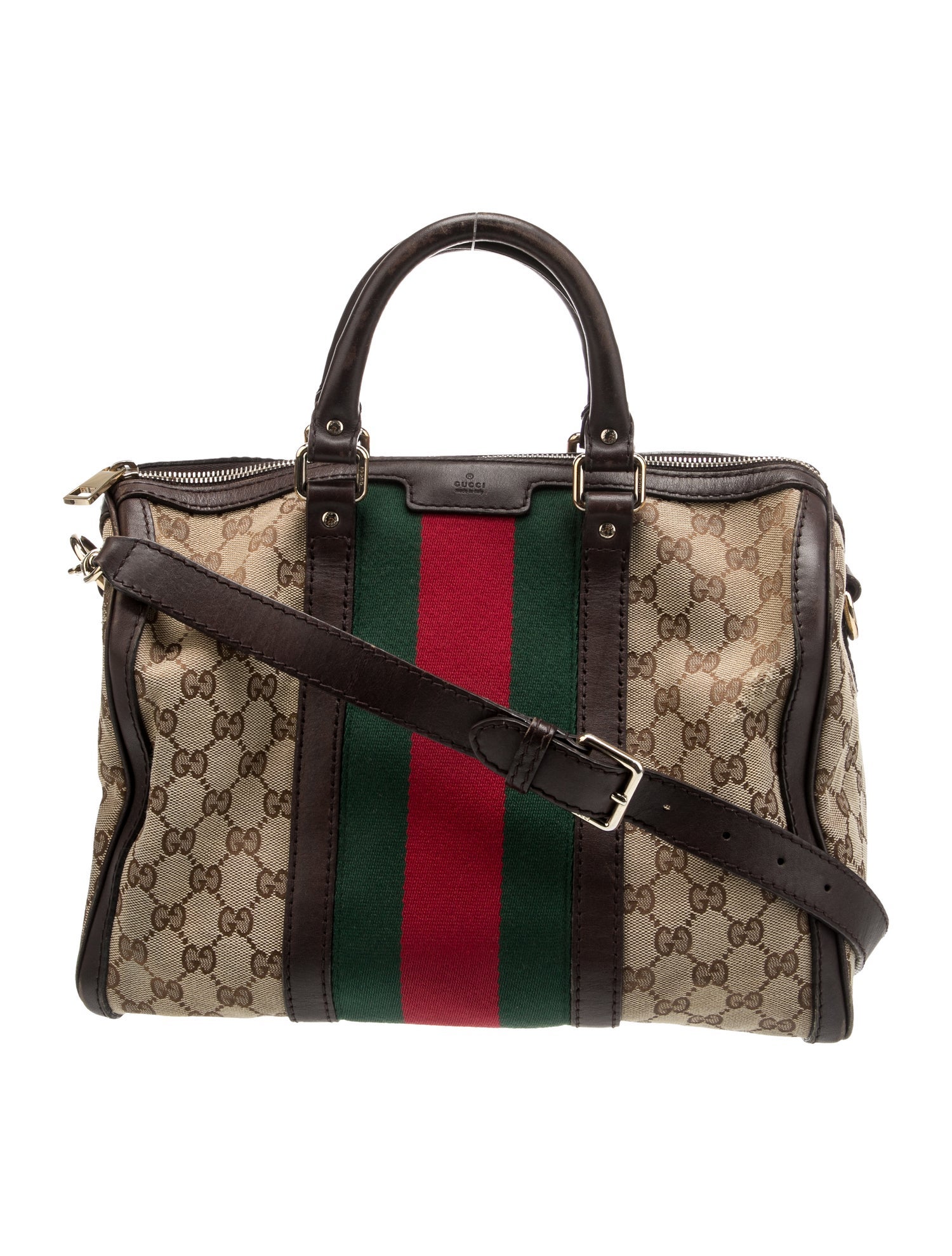 Gucci GG Canvas Boston Medium