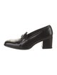 Gucci Horsebit Accent Leather Pumps