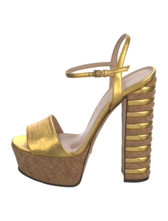 Gucci Leather Sandals