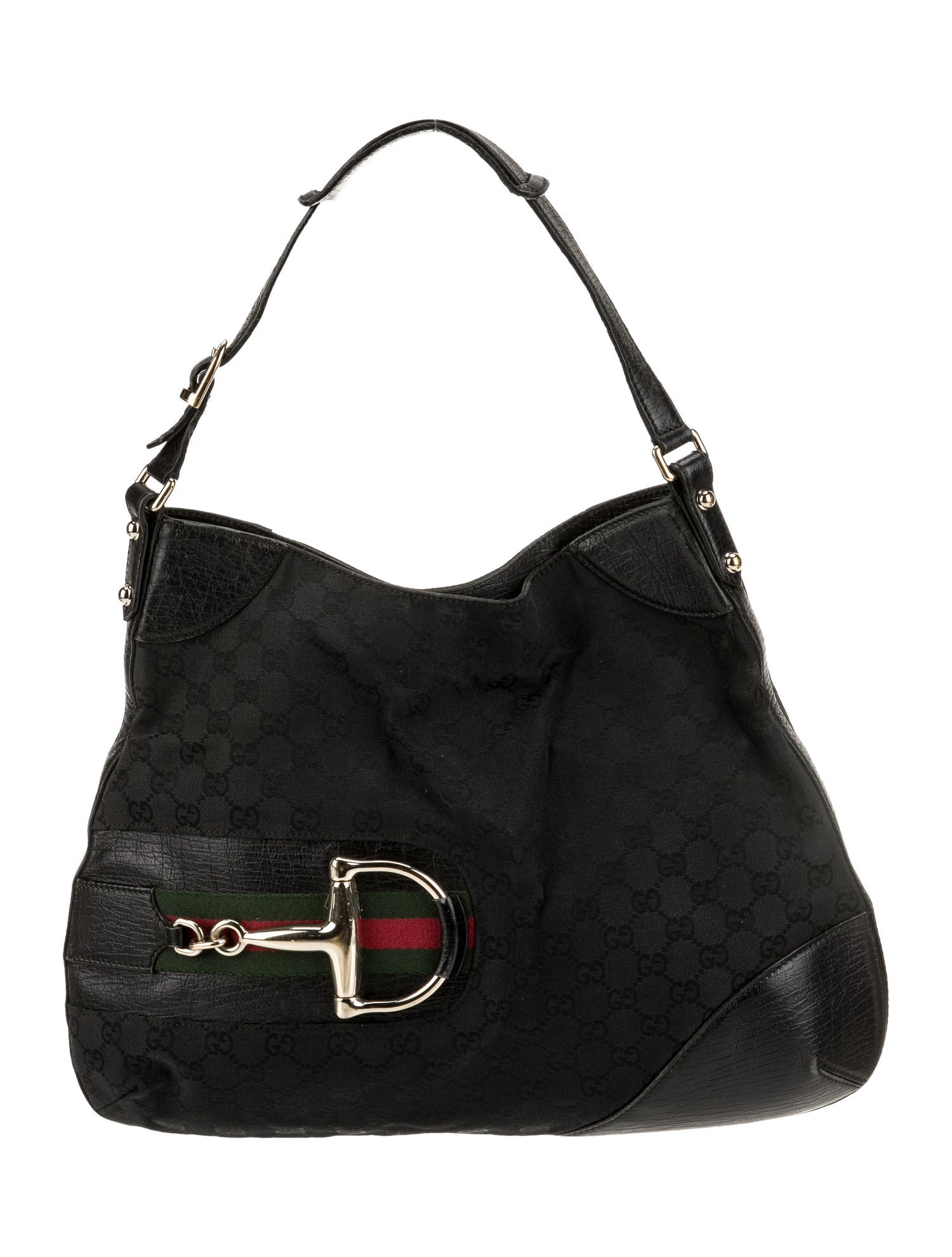 Gucci GG Canvas GG Canvas Larger Hasler Hobo Large