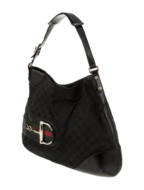 Gucci GG Canvas GG Canvas Larger Hasler Hobo Large