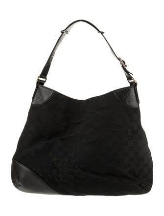 Gucci GG Canvas GG Canvas Larger Hasler Hobo Large