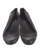 Gucci Leather Whipstitch Trim Ballet Flats