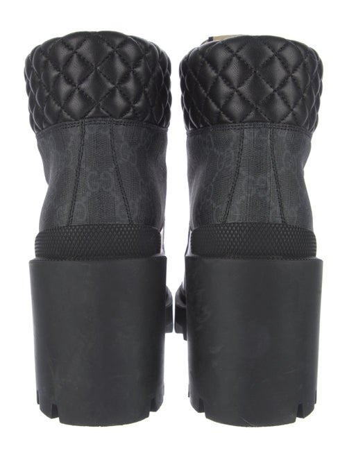 Gucci GG Supreme Combat Boots