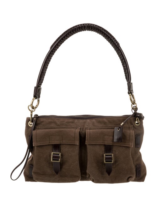 Gucci Canvas Shoulder Bag