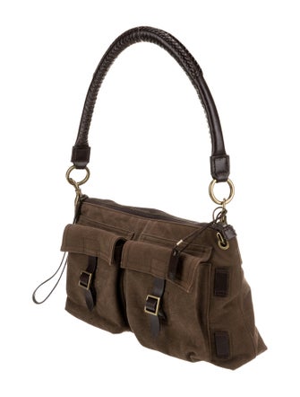 Gucci Canvas Shoulder Bag