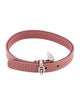 Gucci Leather Double G Bracelet