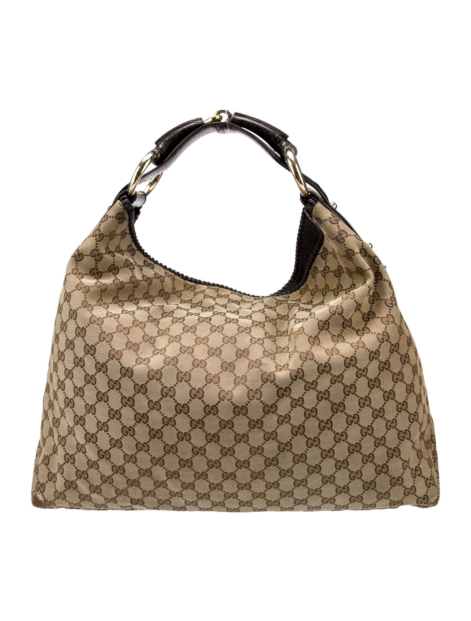 Gucci GG Canvas Horsebit Chain