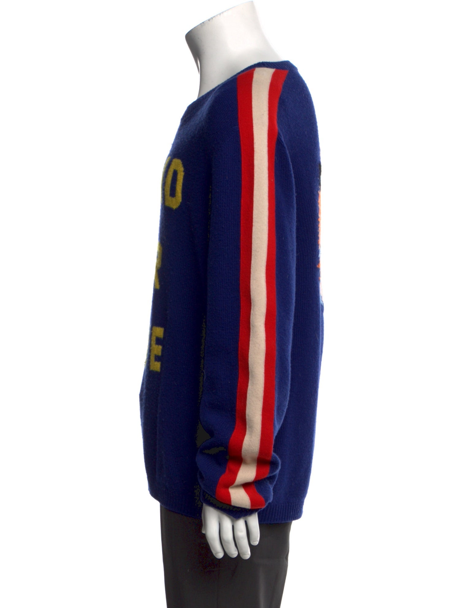 Gucci Web Accent Wool Pullover