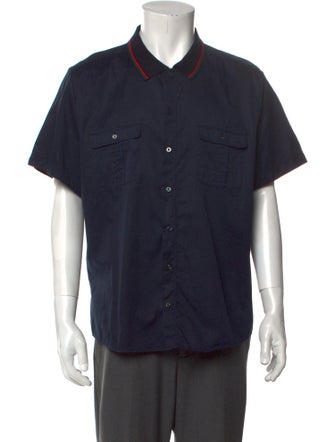 Gucci Web Accent Short Sleeve Shirt