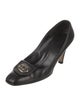 Gucci Interlocking G Logo Leather Pumps