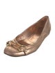 Gucci 1955 Horsebit Accent Leather Ballet Flats