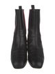 Gucci Sylvie Web Accent Leather Chelsea Boots