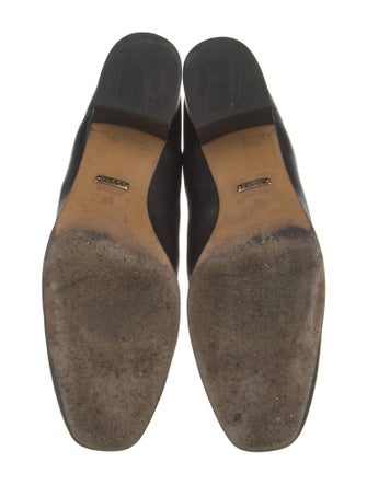 Gucci Sylvie Web Accent Leather Chelsea Boots