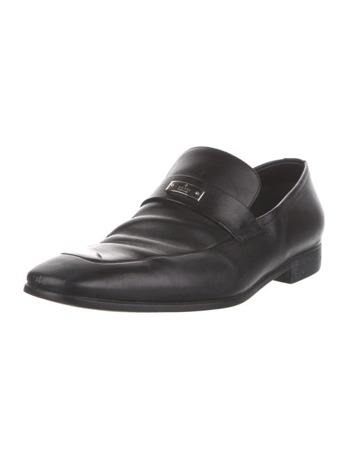 Gucci Horsebit Accent Leather Dress Loafers