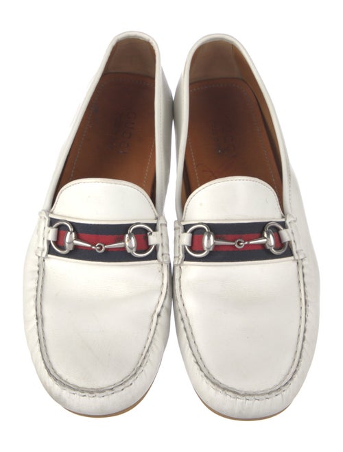 Gucci Horsebit Accent Leather Drivers