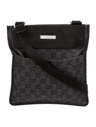 Gucci GG Denim Crossbody Bag