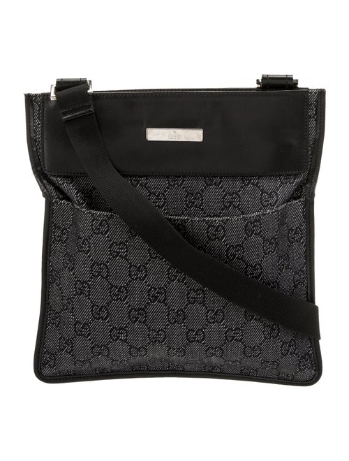 Gucci GG Denim Crossbody Bag